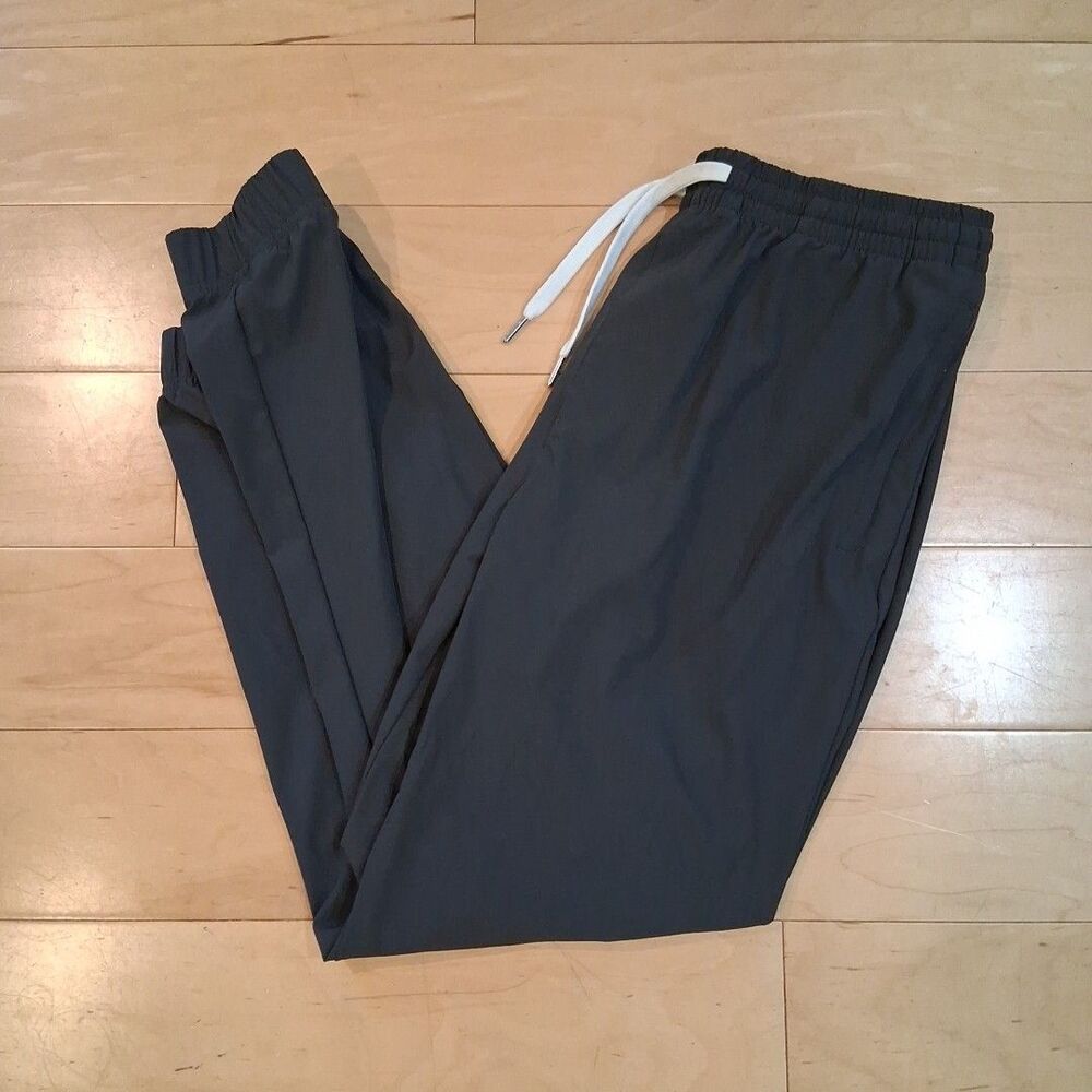 Cove USA Jogger Track Pants Mens 2XL Gray Drawstring Athletic Performance Preppy